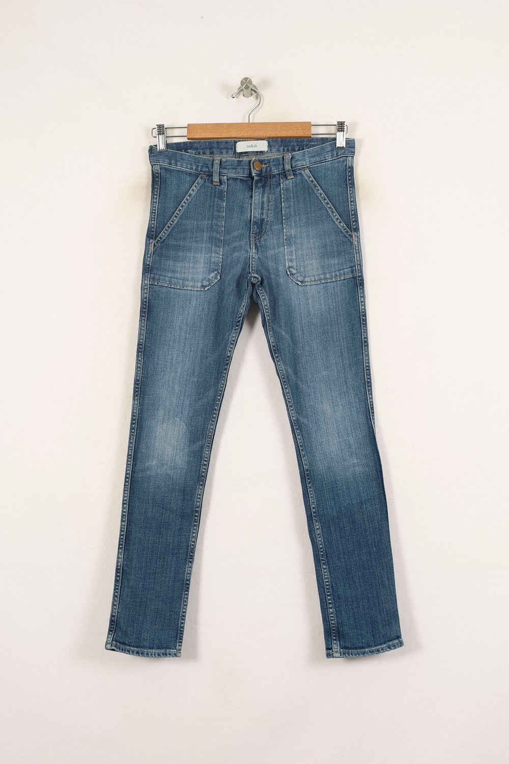 Jean Bleu - Taille S/36 de la marque ba&sh | PARAD52233 - Vendu par Paradigme - Image 2