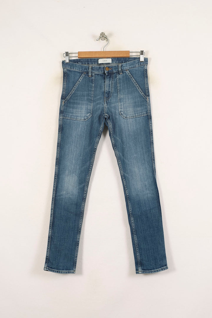 Jean Bleu - Taille S/36 de la marque ba&sh | PARAD52233 - Vendu par Paradigme - Image 2