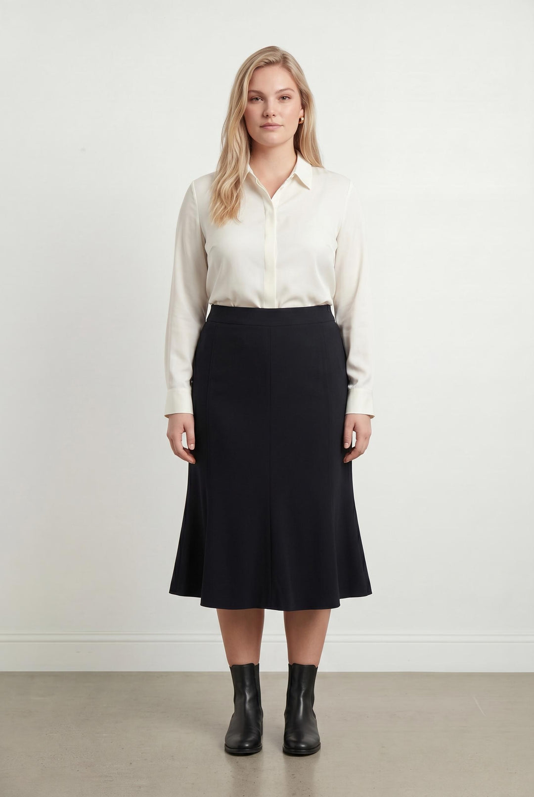 Jupe Midi Bleue - Taille XXL/44 de la marque Marina Rinaldi | PARAD52236 - Vendu par Paradigme - Image 1