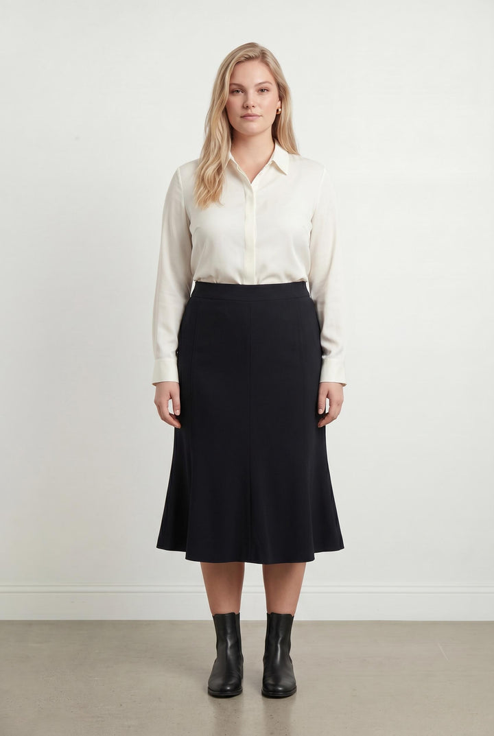 Jupe Midi Bleue - Taille XXL/44 de la marque Marina Rinaldi | PARAD52236 - Vendu par Paradigme - Image 1