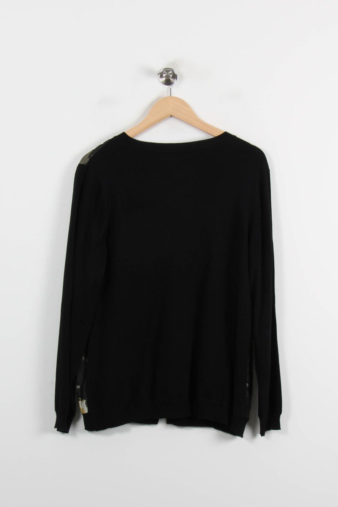 Cardigan Noir et Jaune - Taille M/38 de la marque Marina Rinaldi | PARAD52243 - Vendu par Paradigme - Image 4