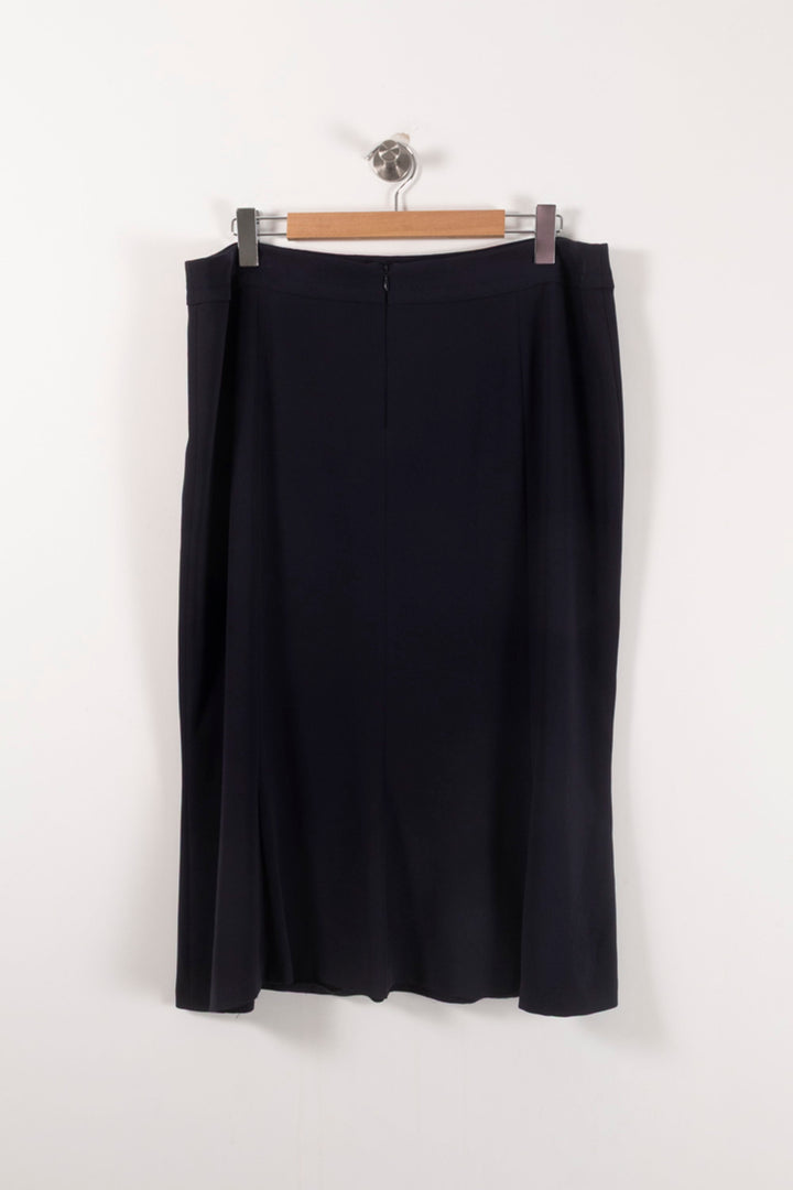 Jupe Midi Bleue - Taille XXXL/46 de la marque Marina Rinaldi | PARAD52245 - Vendu par Paradigme - Image 4