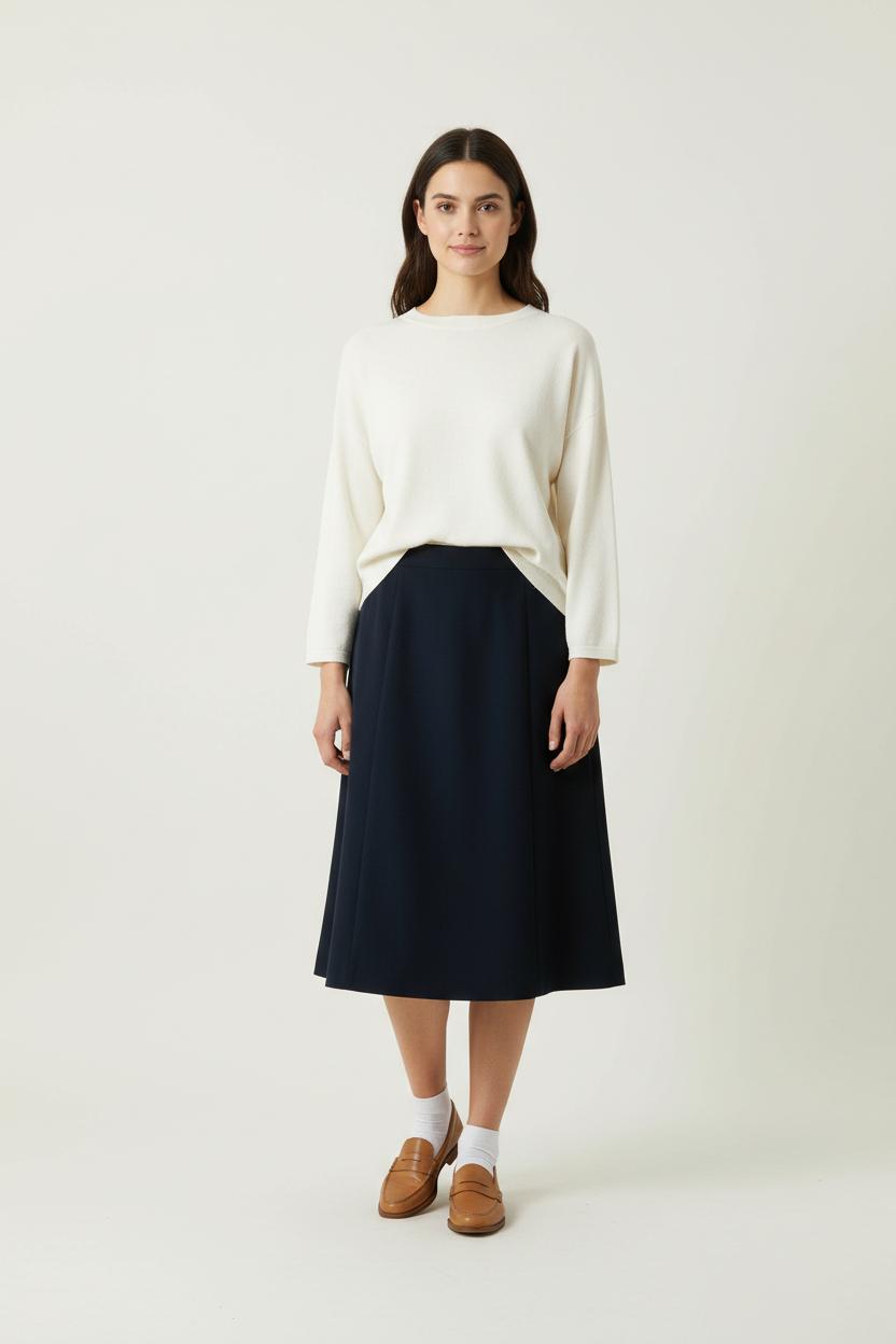 Jupe Midi Bleue - Taille XXXL/46 de la marque Marina Rinaldi | PARAD52247 - Vendu par Paradigme - Image 1