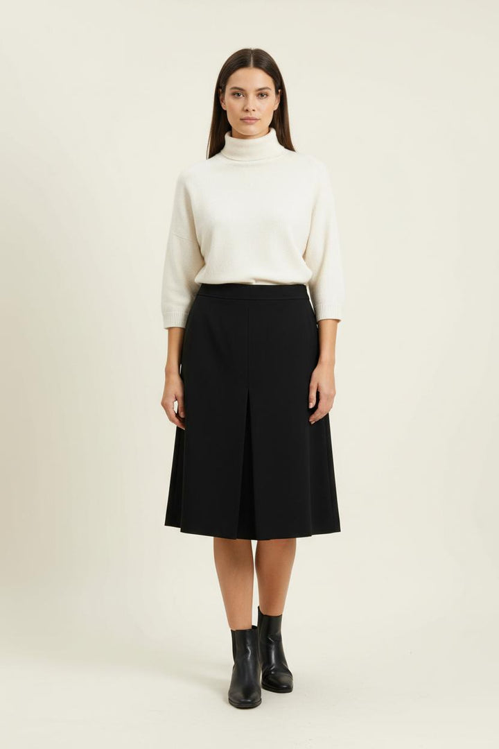 Jupe Midi Noire - Taille XXXL/46 de la marque Marina Rinaldi | PARAD52248 - Vendu par Paradigme - Image 1