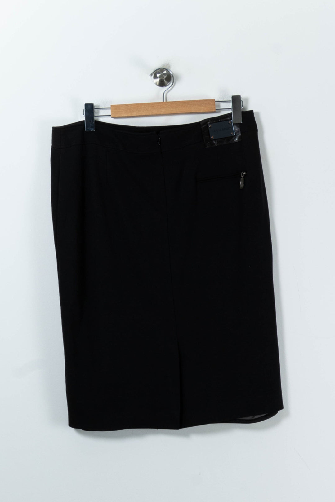 Jupe Droite Noire - Taille XXL/44 de la marque Marina Rinaldi | PARAD52249 - Vendu par Paradigme - Image 4