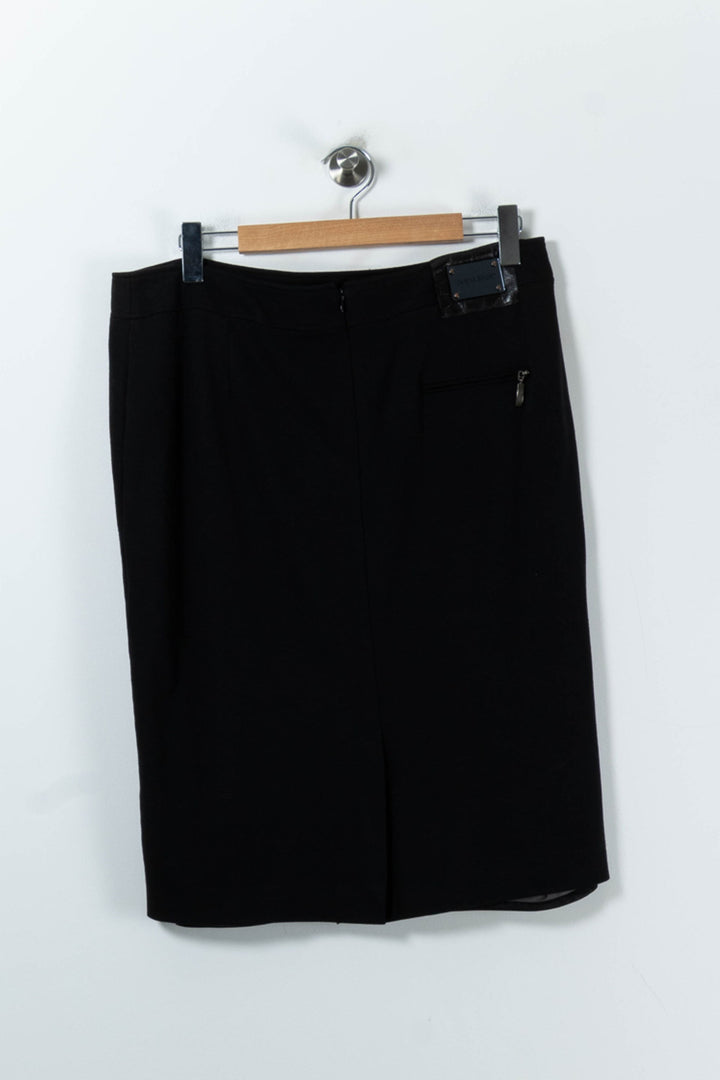 Jupe Droite Noire - Taille XXL/44 de la marque Marina Rinaldi | PARAD52249 - Vendu par Paradigme - Image 4