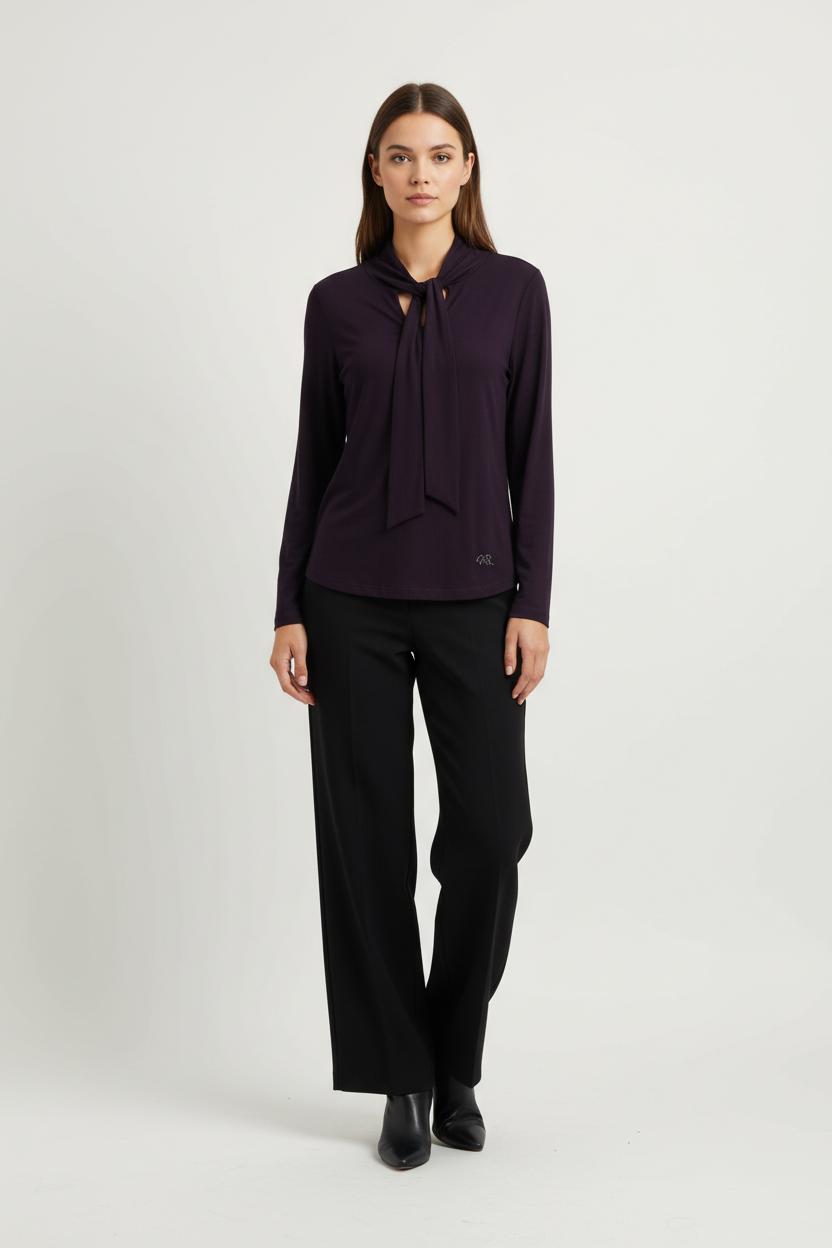 Blouse Violette - Taille M/38 de la marque Marina Rinaldi | PARAD52252 - Vendu par Paradigme - Image 1