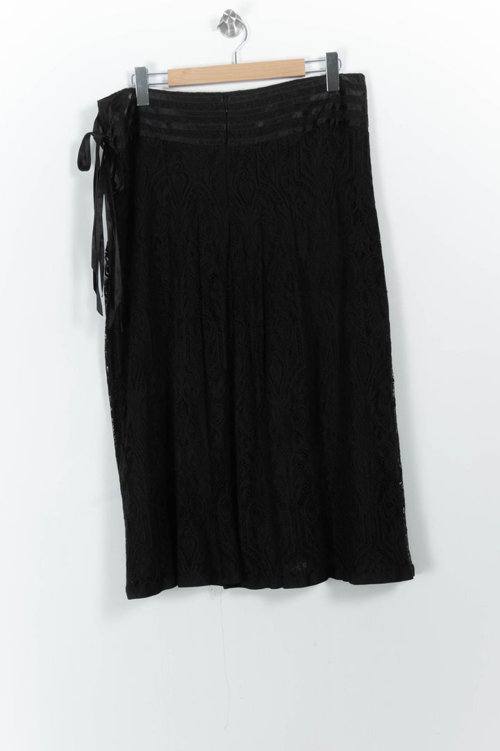 Jupe Longue Noire - Taille XXXL/46 de la marque Marina Rinaldi | PARAD52255 - Vendu par Paradigme - Image 4