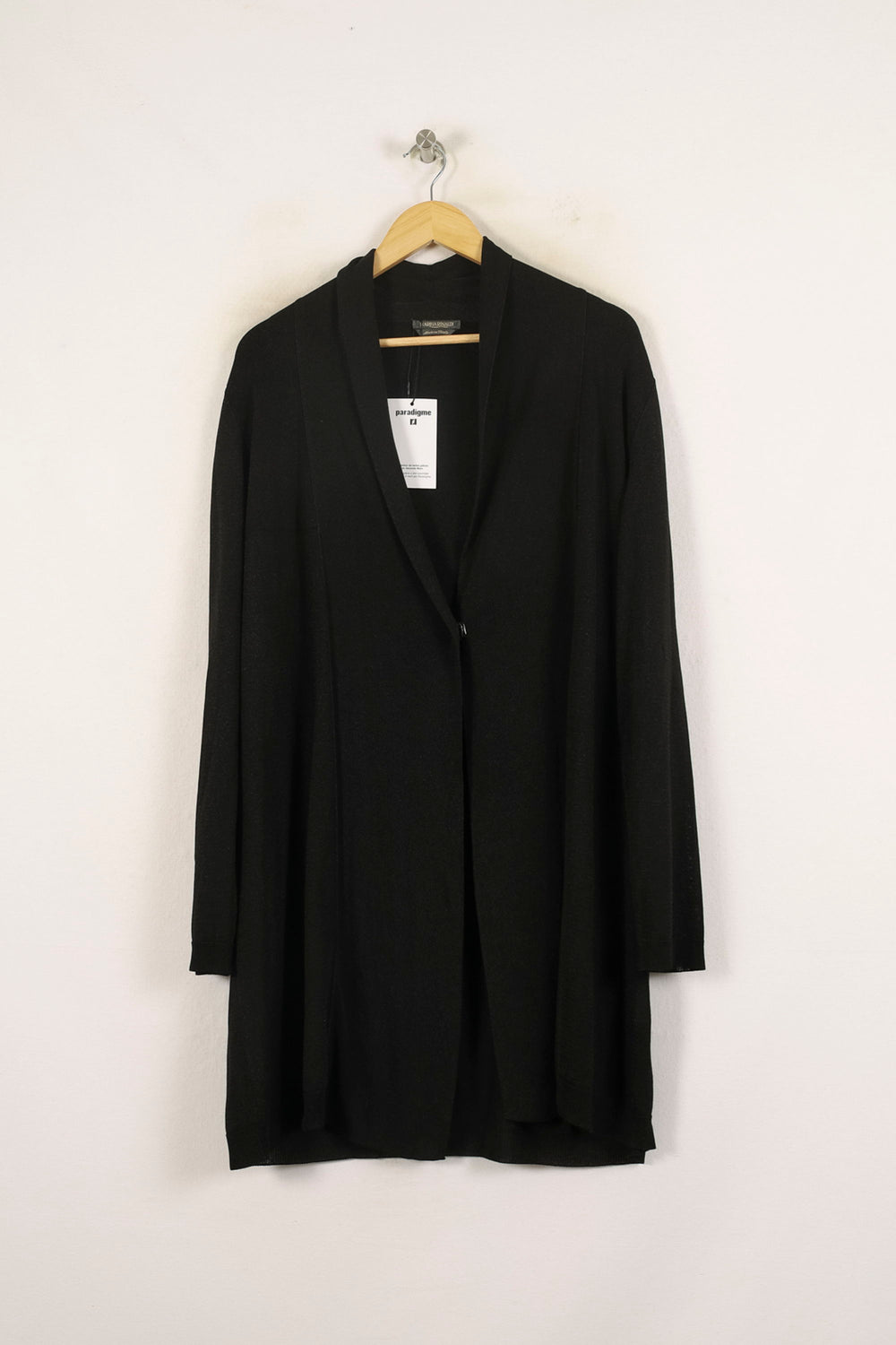 Cardigan Noir - Taille L/40 de la marque Marina Rinaldi | PARAD52256 - Vendu par Paradigme - Image 2