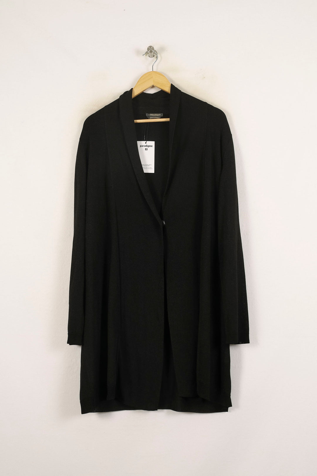 Cardigan Noir - Taille L/40 de la marque Marina Rinaldi | PARAD52256 - Vendu par Paradigme - Image 2