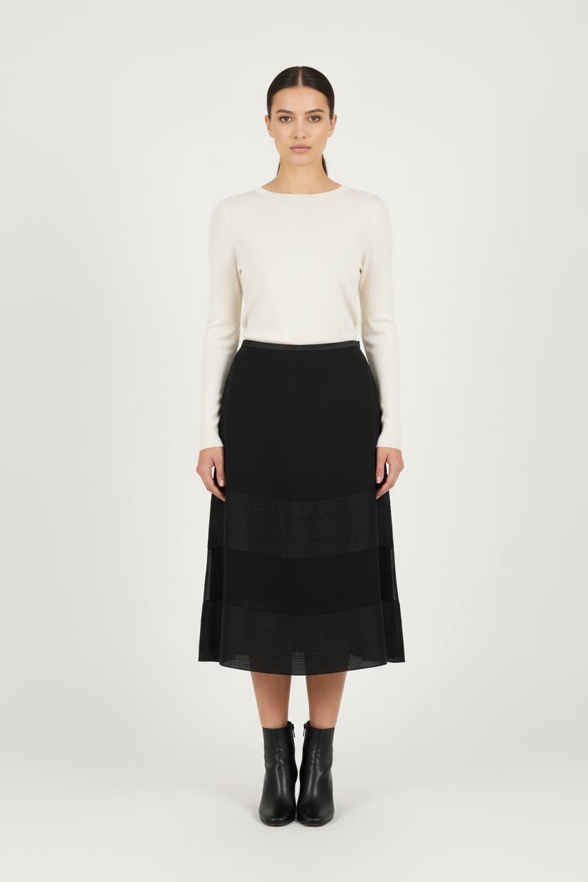 Jupe Longue Noire - Taille XXL/44 de la marque Marina Rinaldi | PARAD52257 - Vendu par Paradigme - Image 1