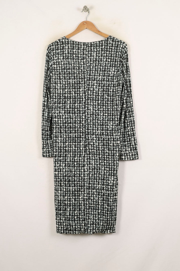 Robe Midi Noire et Blanche - Taille M/38 de la marque Marina Rinaldi | PARAD52264 - Vendu par Paradigme - Image 4