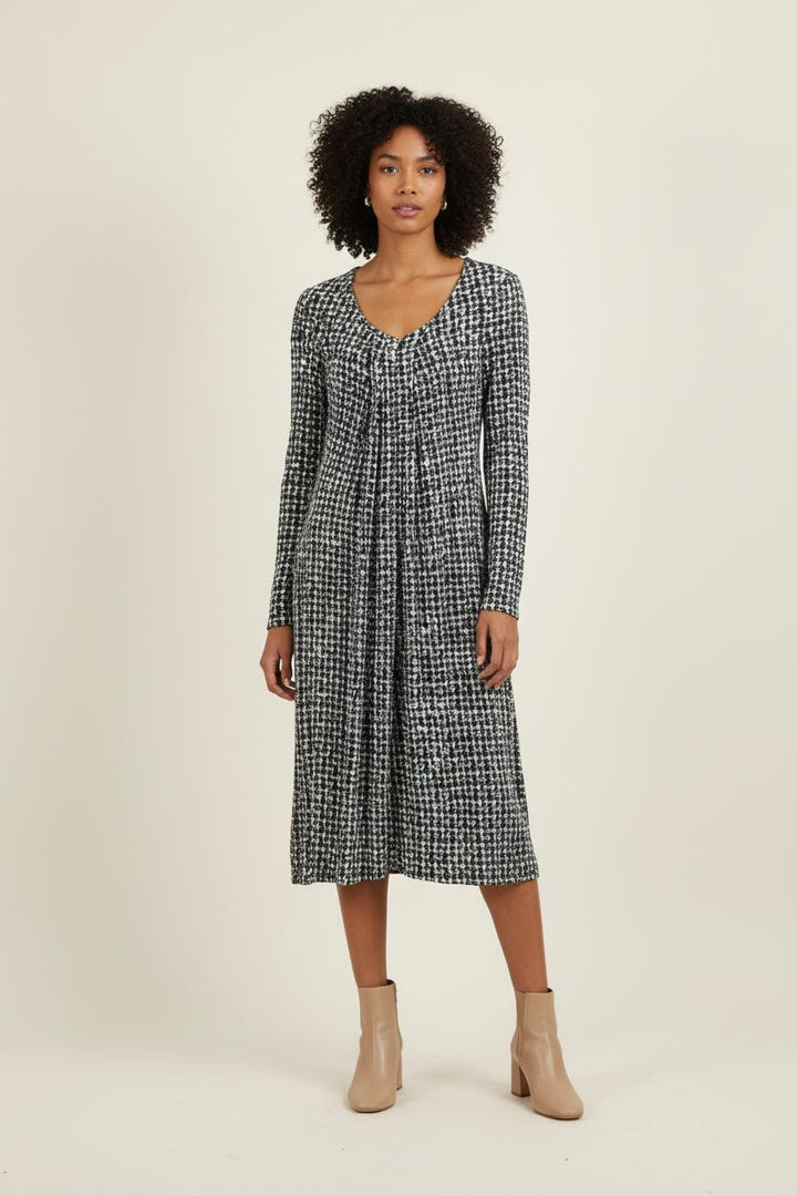 Robe Midi Noire et Blanche - Taille M/38 de la marque Marina Rinaldi | PARAD52264 - Vendu par Paradigme - Image 1