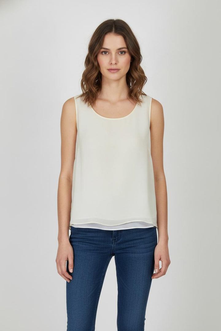 Débardeur Beige - Taille L/40 de la marque Marina Rinaldi | PARAD52270 - Vendu par Paradigme - Image 1
