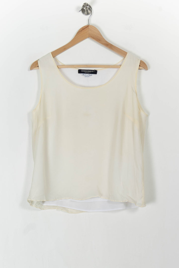 Débardeur Beige - Taille L/40 de la marque Marina Rinaldi | PARAD52270 - Vendu par Paradigme - Image 2