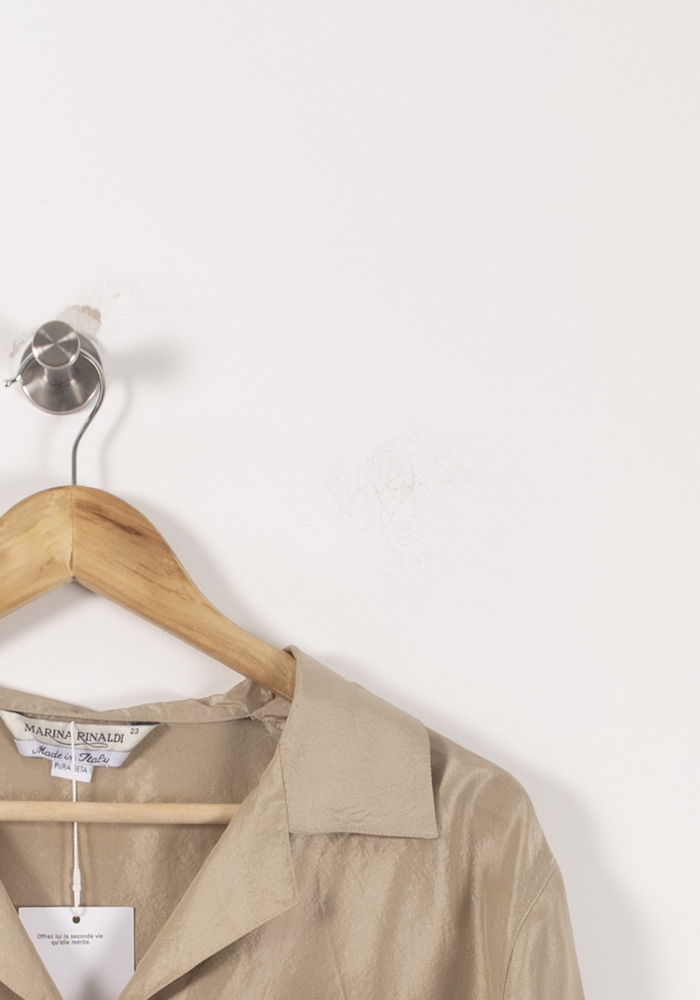 Chemise Beige - Taille XXXL/46 de la marque Marina Rinaldi | PARAD52278 - Vendu par Paradigme - Image 3