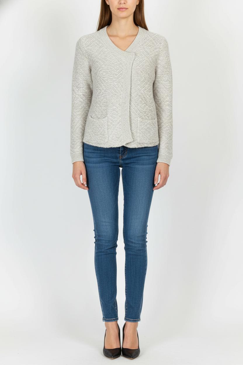 Cardigan Beige - Taille XS/34 de la marque Comptoir des Cotonniers | PARAD52298 - Vendu par Paradigme - Image 1
