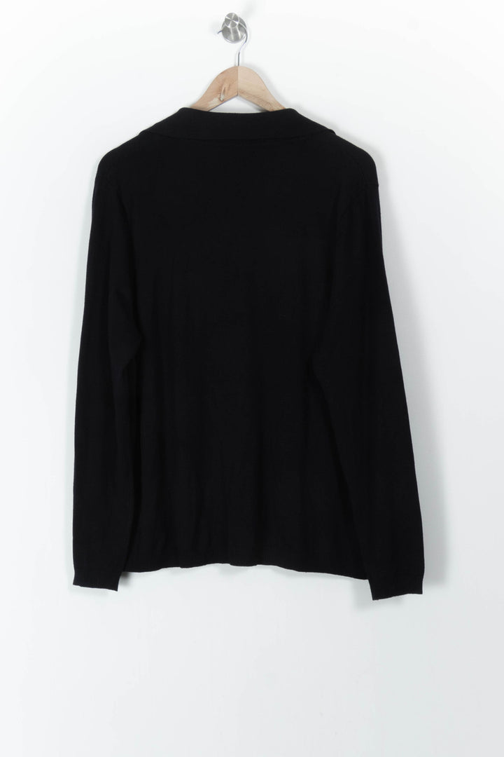 Cardigan Noir - Taille L/40 de la marque Marina Rinaldi | PARAD52301 - Vendu par Paradigme - Image 4