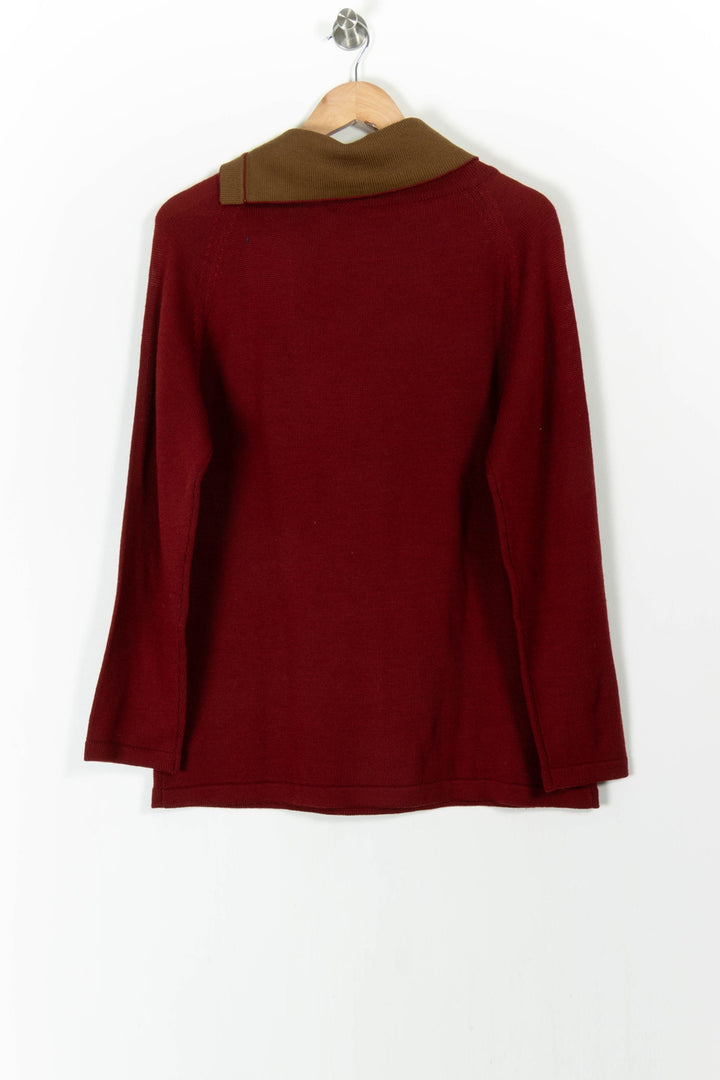 Pull Bordeaux et Marron - Taille M/38 de la marque Marina Rinaldi | PARAD52306 - Vendu par Paradigme - Image 4