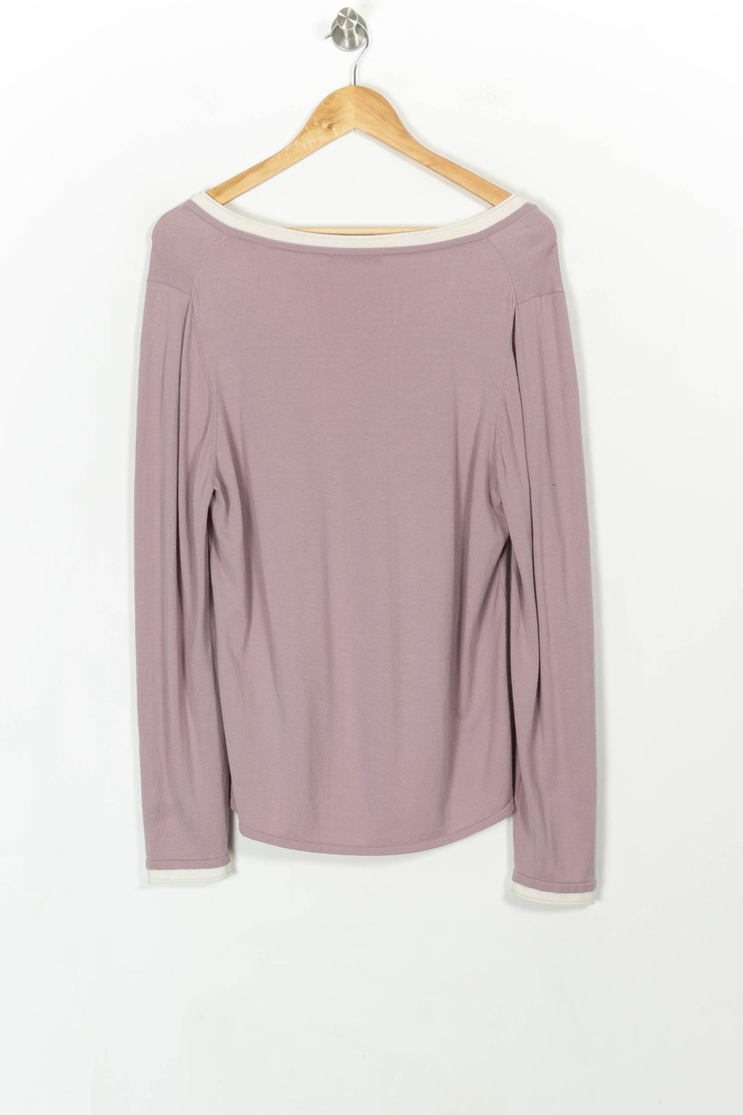 Pull Rose et Blanc - Taille M/38 de la marque Marina Rinaldi | PARAD52307 - Vendu par Paradigme - Image 4