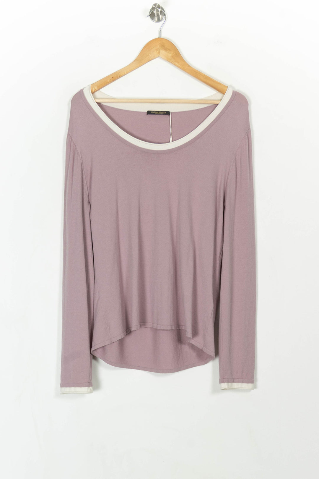 Pull Rose et Blanc - Taille M/38 de la marque Marina Rinaldi | PARAD52307 - Vendu par Paradigme - Image 2