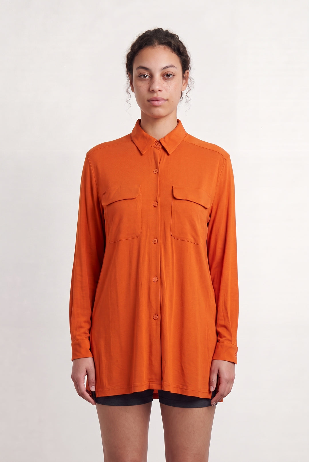Chemise Orange - Taille XL/42 de la marque Marina Rinaldi | PARAD52310 - Vendu par Paradigme - Image 1