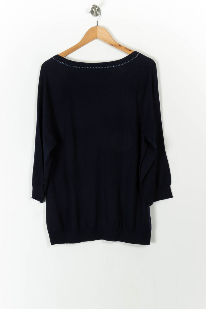 Pull Bleu - Taille XL/42 de la marque Marina Rinaldi | PARAD52316 - Vendu par Paradigme - Image 4