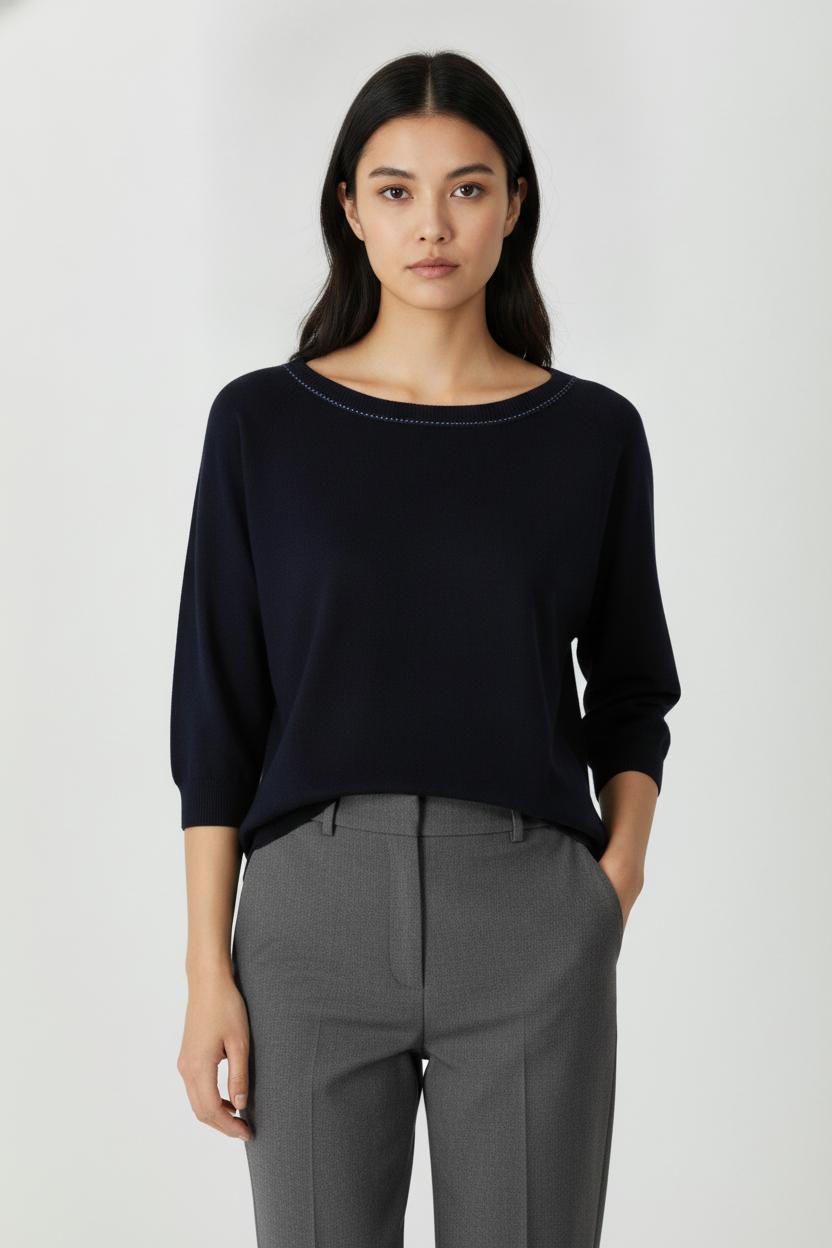 Pull Bleu - Taille XL/42 de la marque Marina Rinaldi | PARAD52316 - Vendu par Paradigme - Image 1