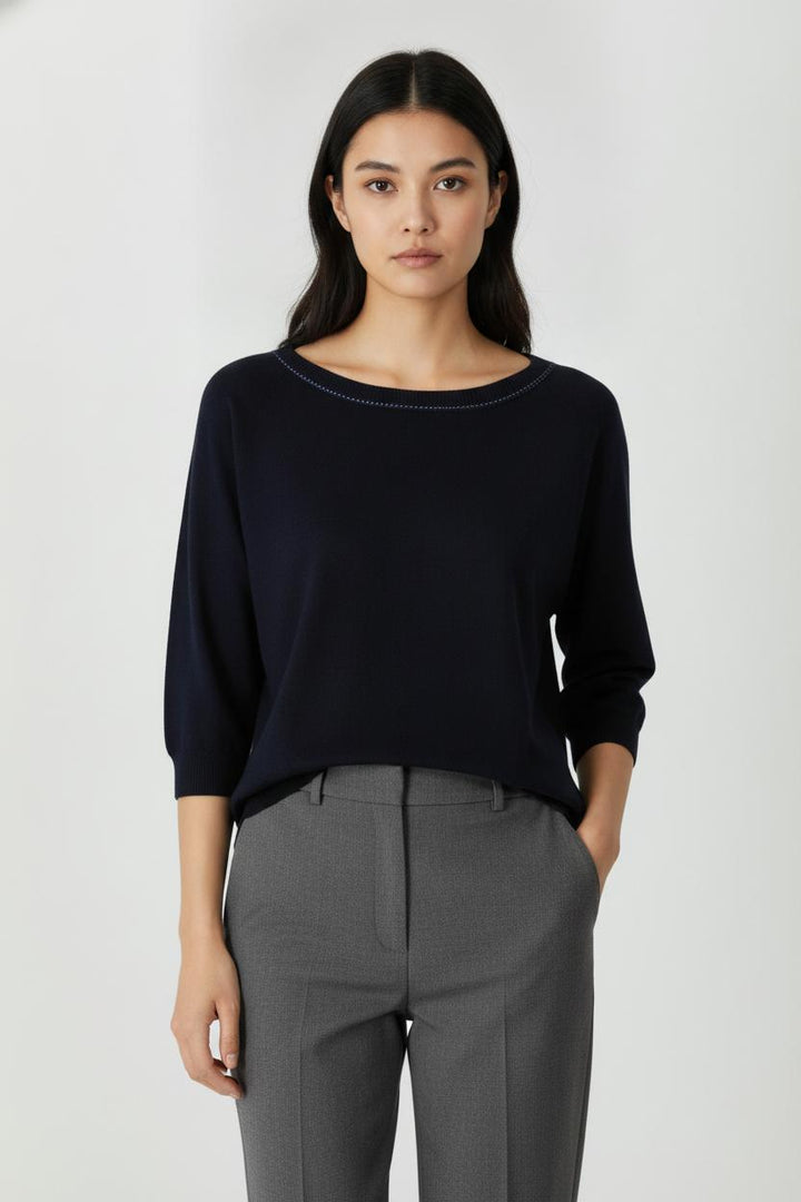 Pull Bleu - Taille XL/42 de la marque Marina Rinaldi | PARAD52316 - Vendu par Paradigme - Image 1