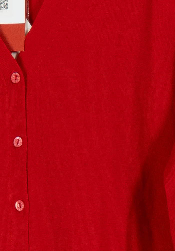 Cardigan Rouge - Taille XXXL/46 de la marque Rodier | PARAD52318 - Vendu par Paradigme - Image 3
