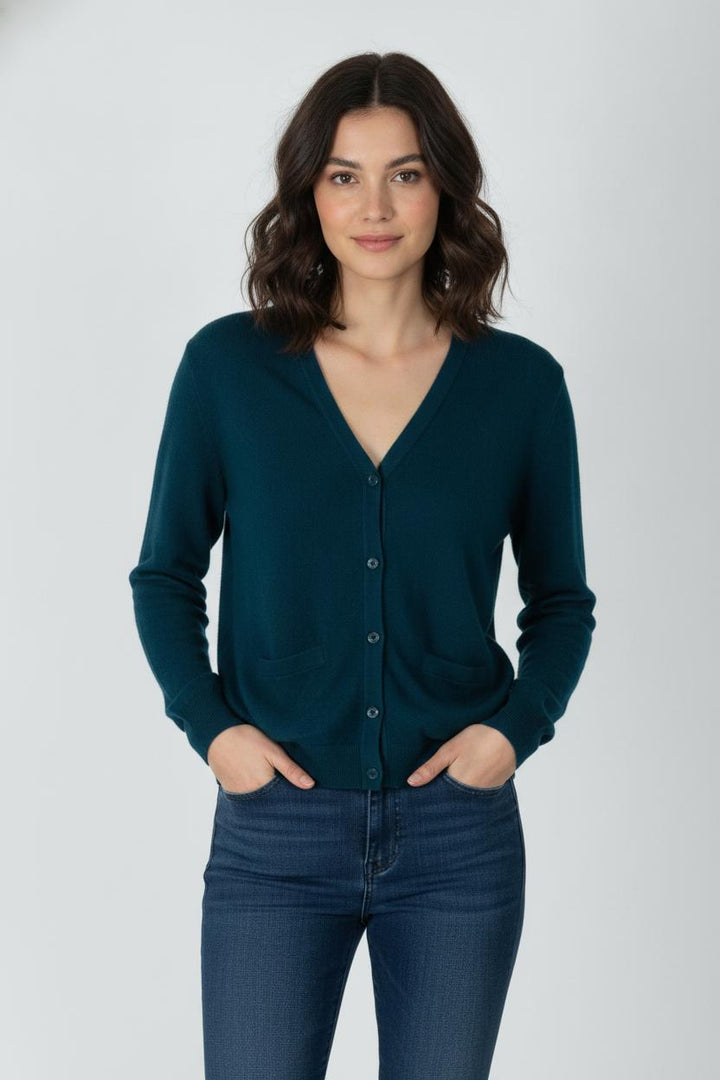Cardigan Vert - Taille L/40 de la marque Eric Bompard | PARAD52329 - Vendu par Paradigme - Image 1