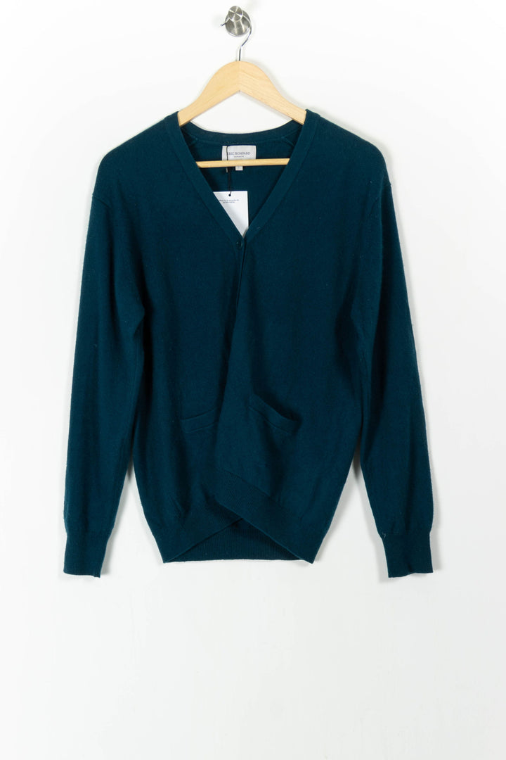 Cardigan Vert - Taille L/40 de la marque Eric Bompard | PARAD52329 - Vendu par Paradigme - Image 2