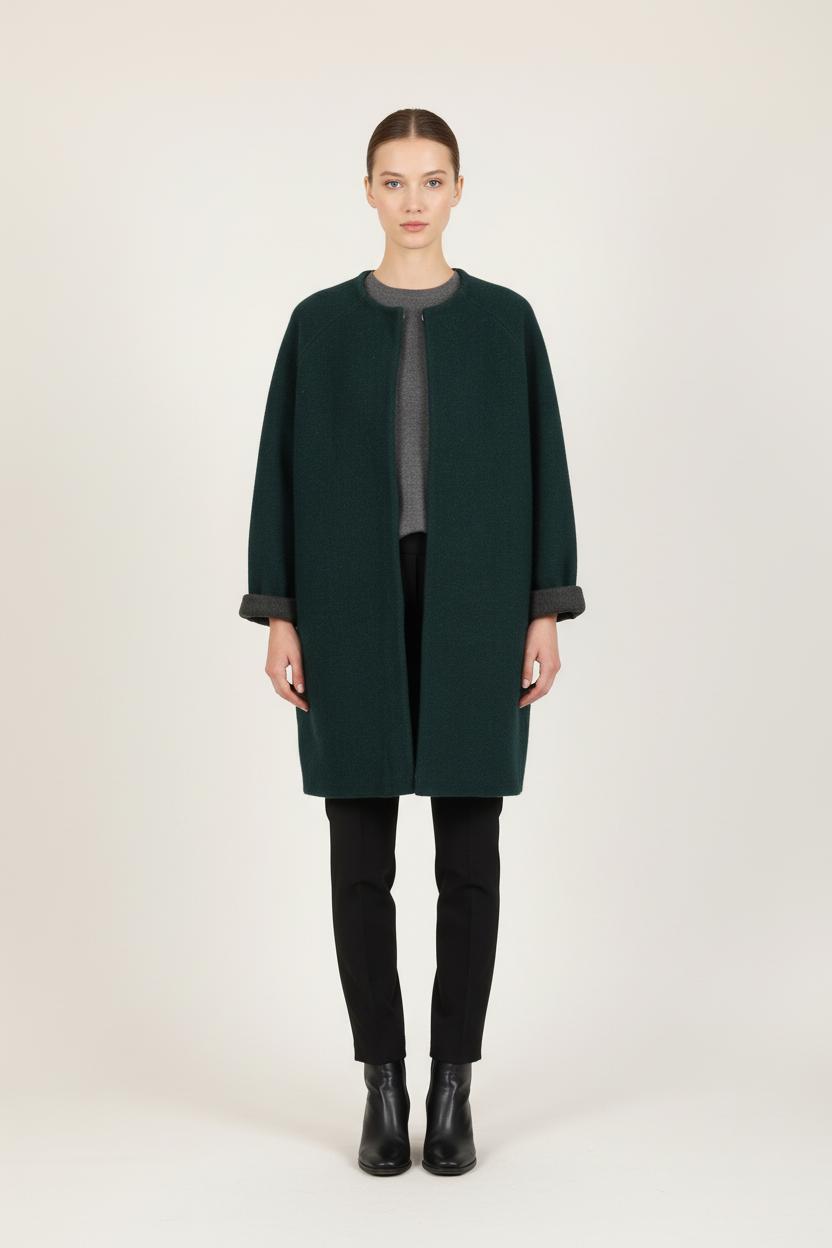 Manteau Vert - Taille S/36 de la marque IKKS | PARAD52337 - Vendu par Paradigme - Image 1