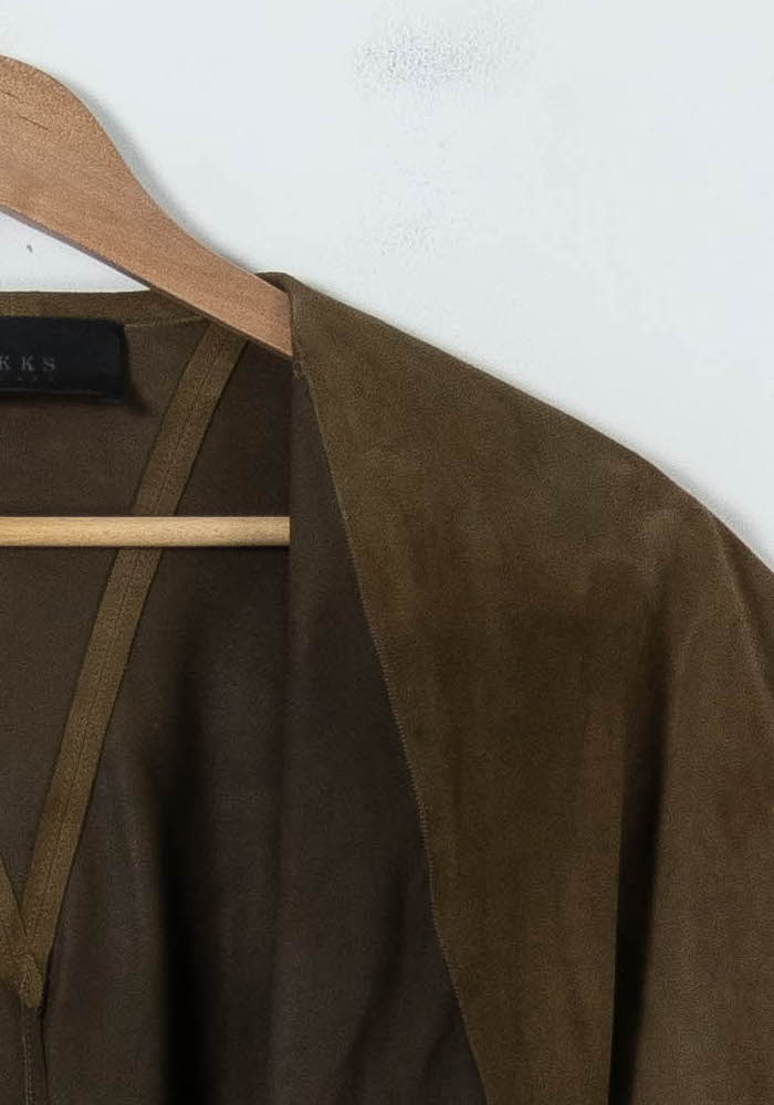 Veste Longue Marron - Taille S/36 de la marque IKKS | PARAD52343 - Vendu par Paradigme - Image 3