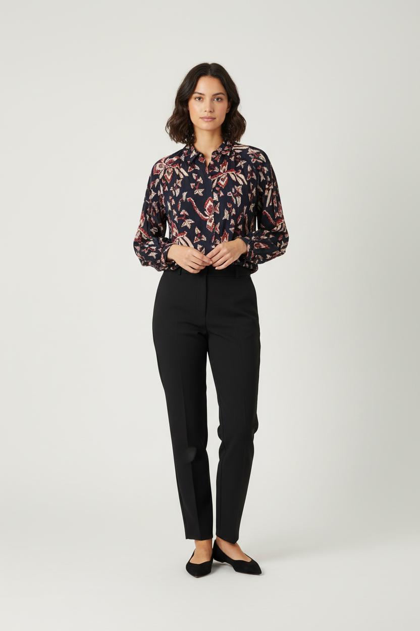 Blouse Bleu et Rouge - Taille S/36 de la marque ba&sh | PARAD52360 - Vendu par Paradigme - Image 1