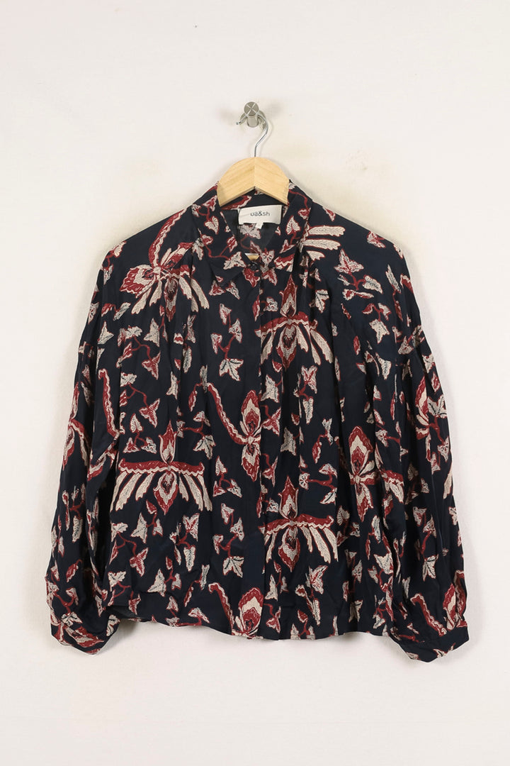 Blouse Bleu et Rouge - Taille S/36 de la marque ba&sh | PARAD52360 - Vendu par Paradigme - Image 2