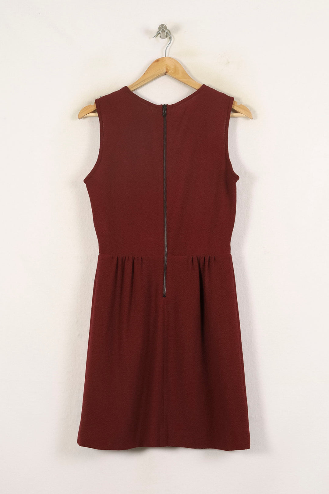 Robe Sans Manches Bordeaux - Taille M/38 de la marque Sandro | PARAD52363 - Vendu par Paradigme - Image 4