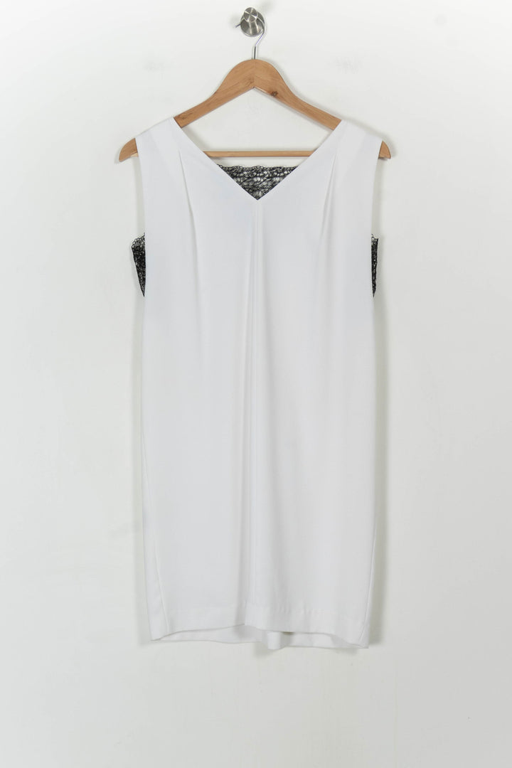 Robe Sans Manches Blanche et Noire - Taille S/36 de la marque The Kooples | PARAD52380 - Vendu par Paradigme - Image 4