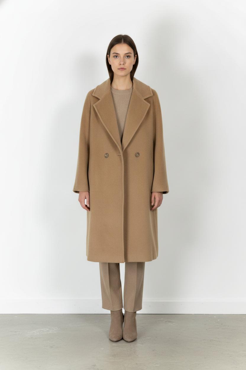 Manteau Marron - Taille XL/42 de la marque Max Mara | PARAD52385 - Vendu par Paradigme - Image 1