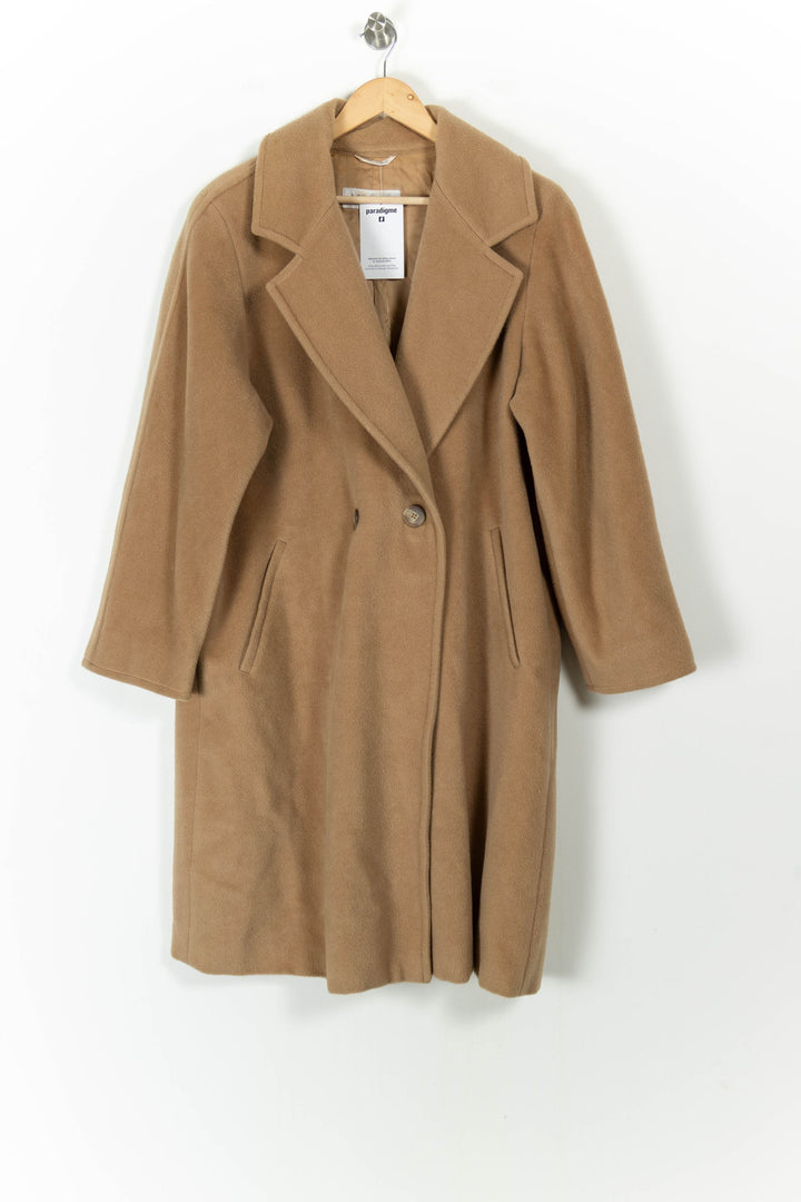 Manteau Marron - Taille XL/42 de la marque Max Mara | PARAD52385 - Vendu par Paradigme - Image 2