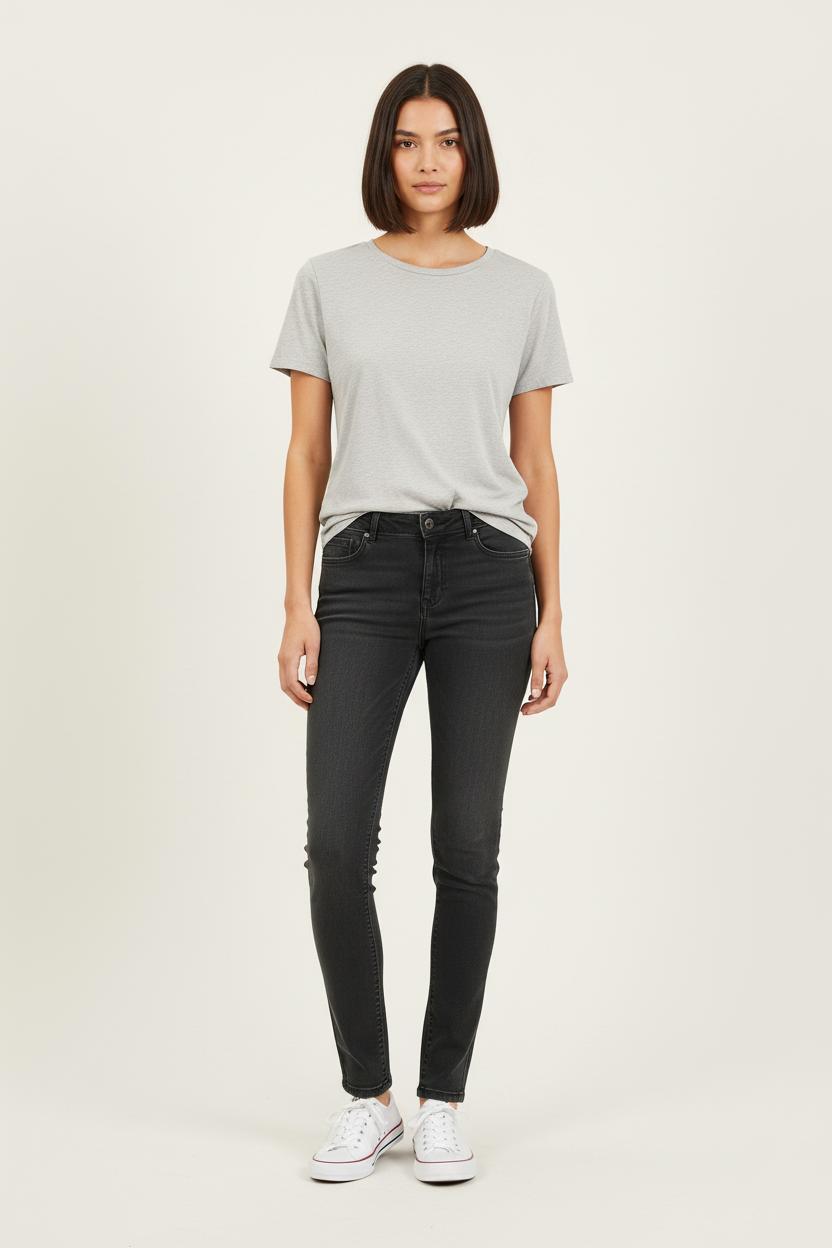 Jean Slim Noir - Taille S/36 de la marque Comptoir des Cotonniers | PARAD52410 - Vendu par Paradigme - Image 1