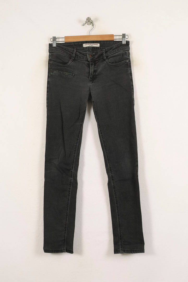 Jean Slim Noir - Taille S/36 de la marque Comptoir des Cotonniers | PARAD52410 - Vendu par Paradigme - Image 2
