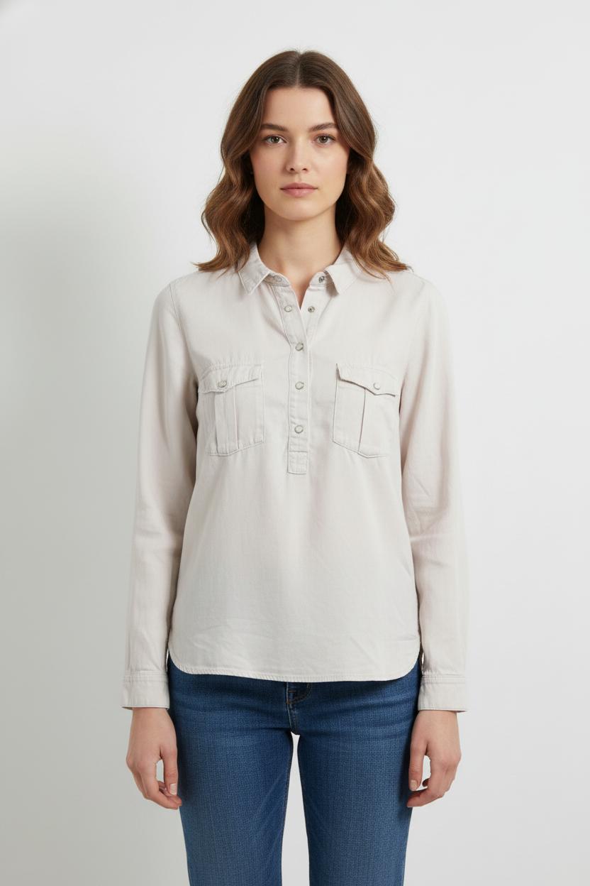 Chemise Blanche - Taille S/36 de la marque ba&sh | PARAD52412 - Vendu par Paradigme - Image 1