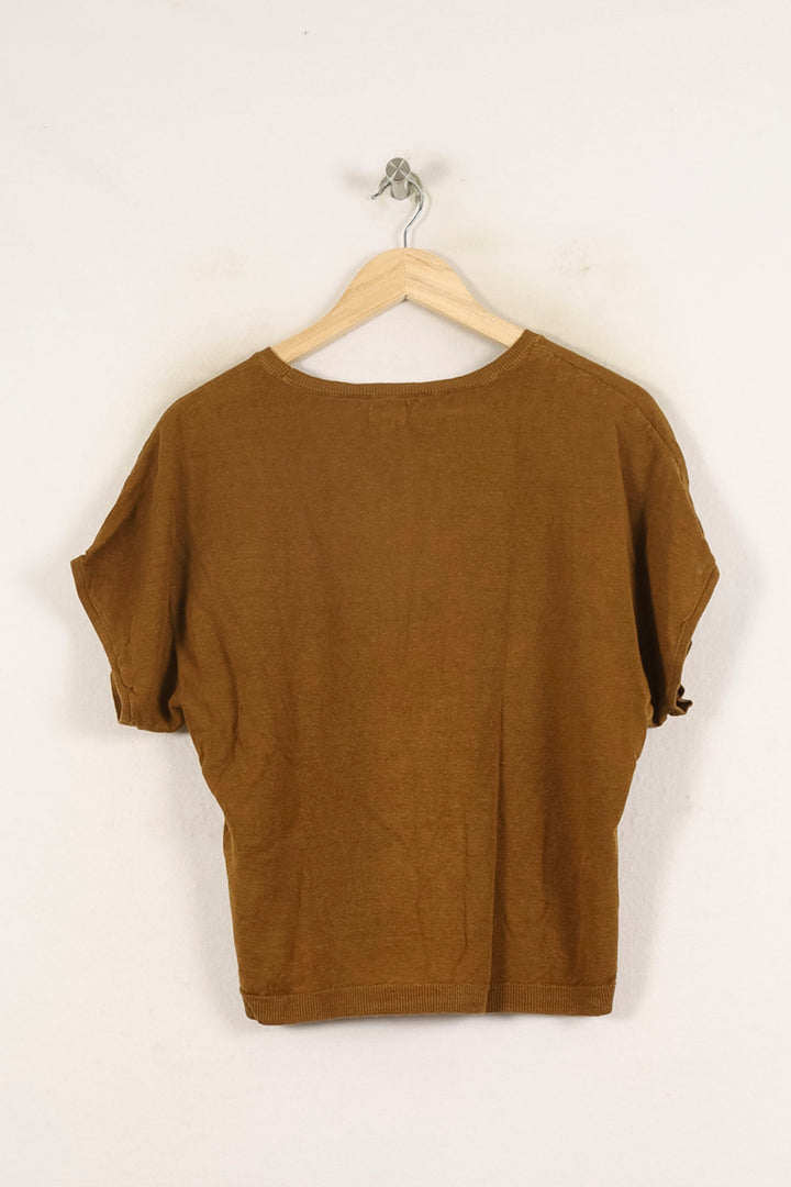 Tee-shirt Marron - Taille XXL/44 de la marque Gerard Darel | PARAD52413 - Vendu par Paradigme - Image 4