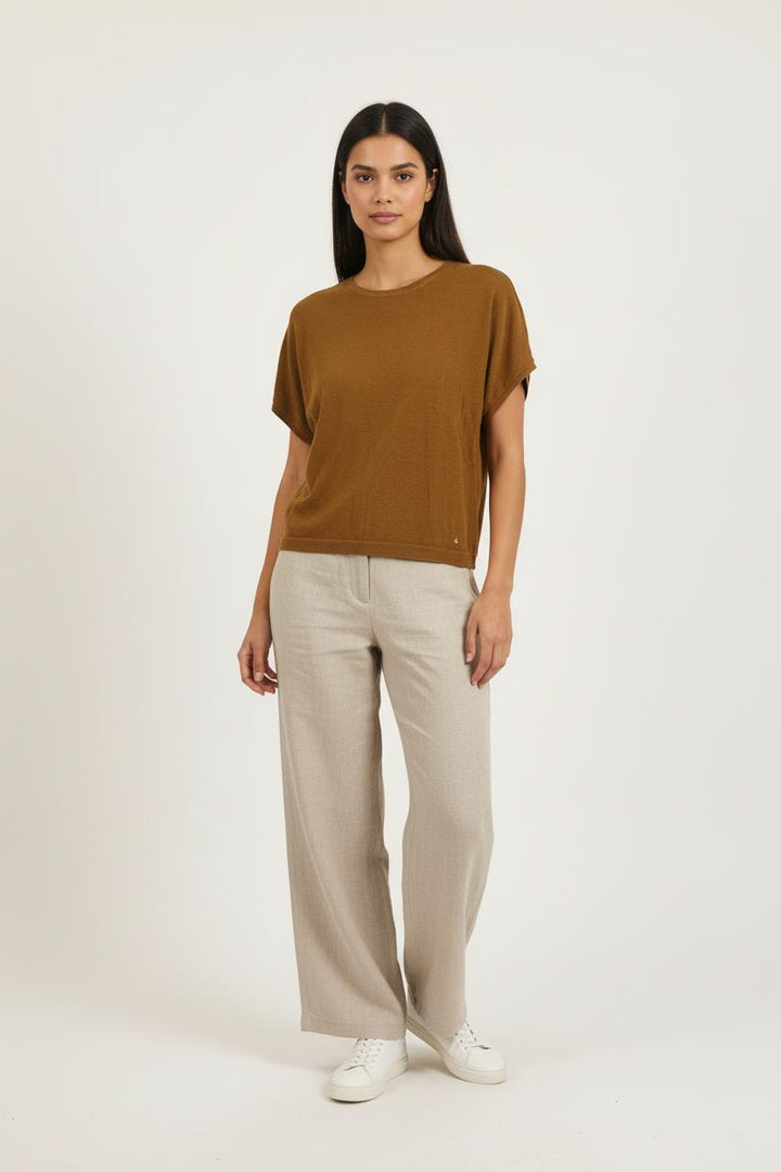 Tee-shirt Marron - Taille XXL/44 de la marque Gerard Darel | PARAD52413 - Vendu par Paradigme - Image 1