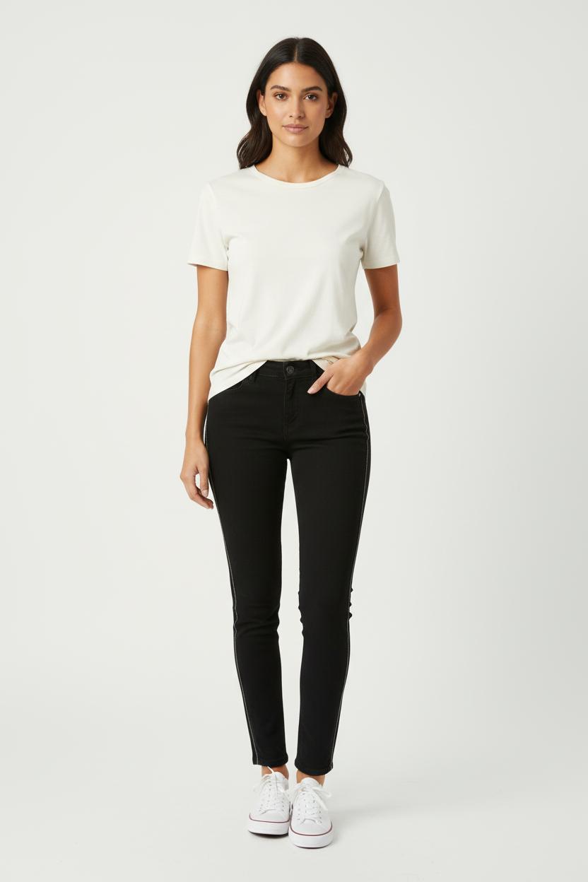 Jean Skinny Noir - Taille S/36 de la marque Comptoir des Cotonniers | PARAD52440 - Vendu par Paradigme - Image 1