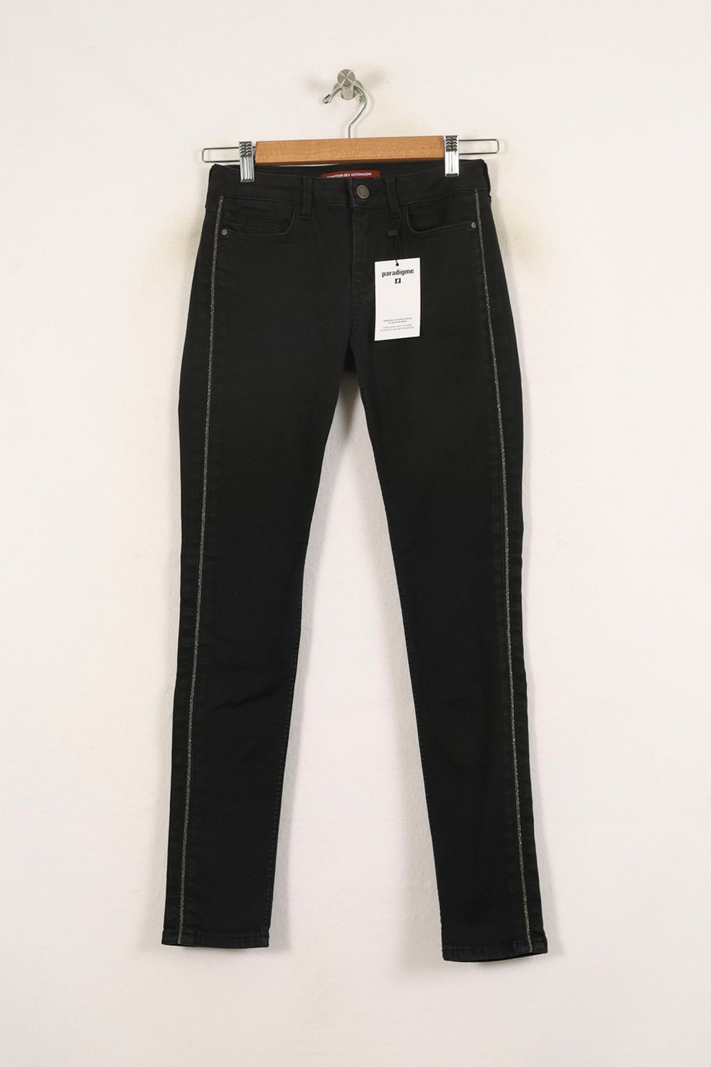 Jean Skinny Noir - Taille S/36 de la marque Comptoir des Cotonniers | PARAD52440 - Vendu par Paradigme - Image 2