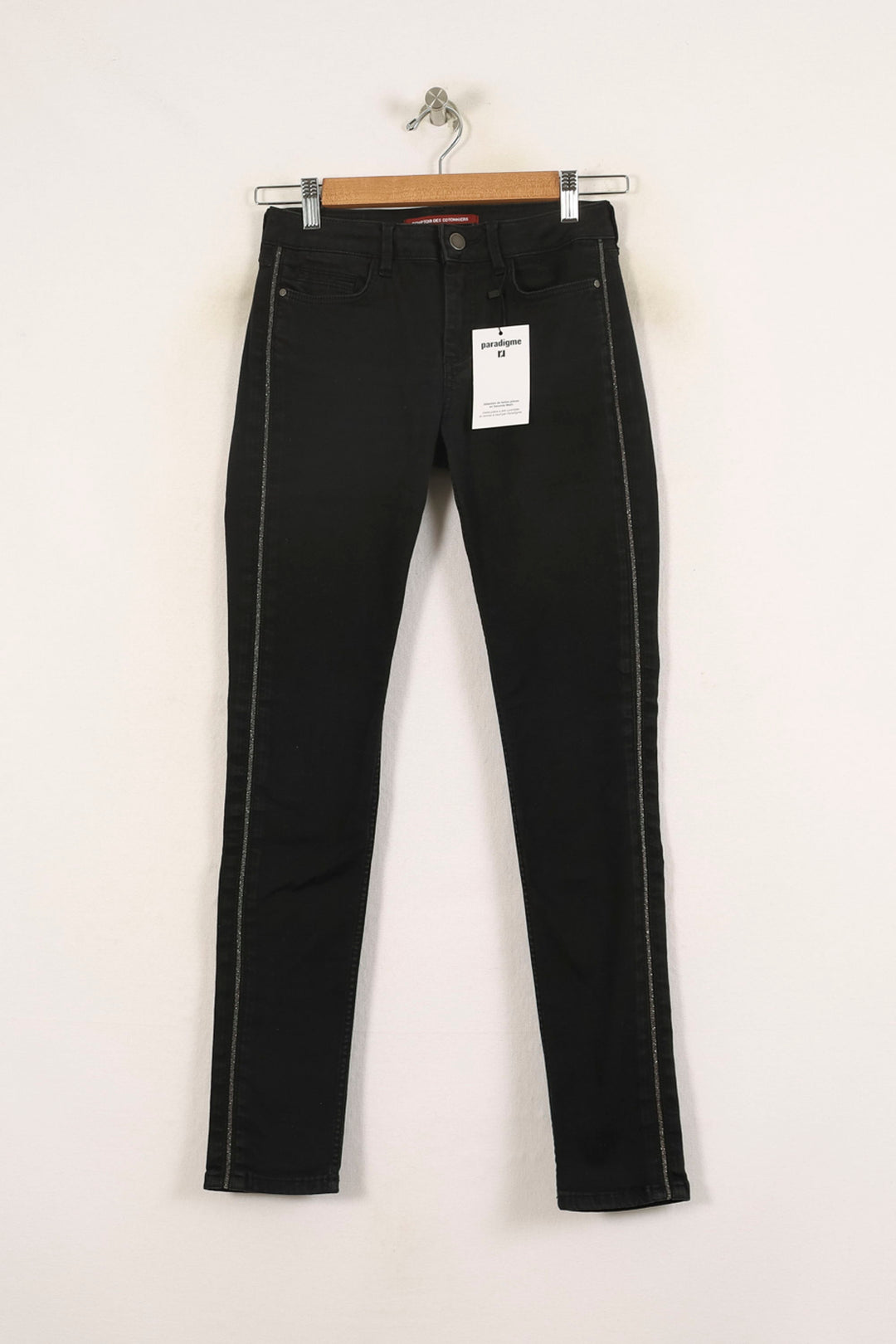 Jean Skinny Noir - Taille S/36 de la marque Comptoir des Cotonniers | PARAD52440 - Vendu par Paradigme - Image 2