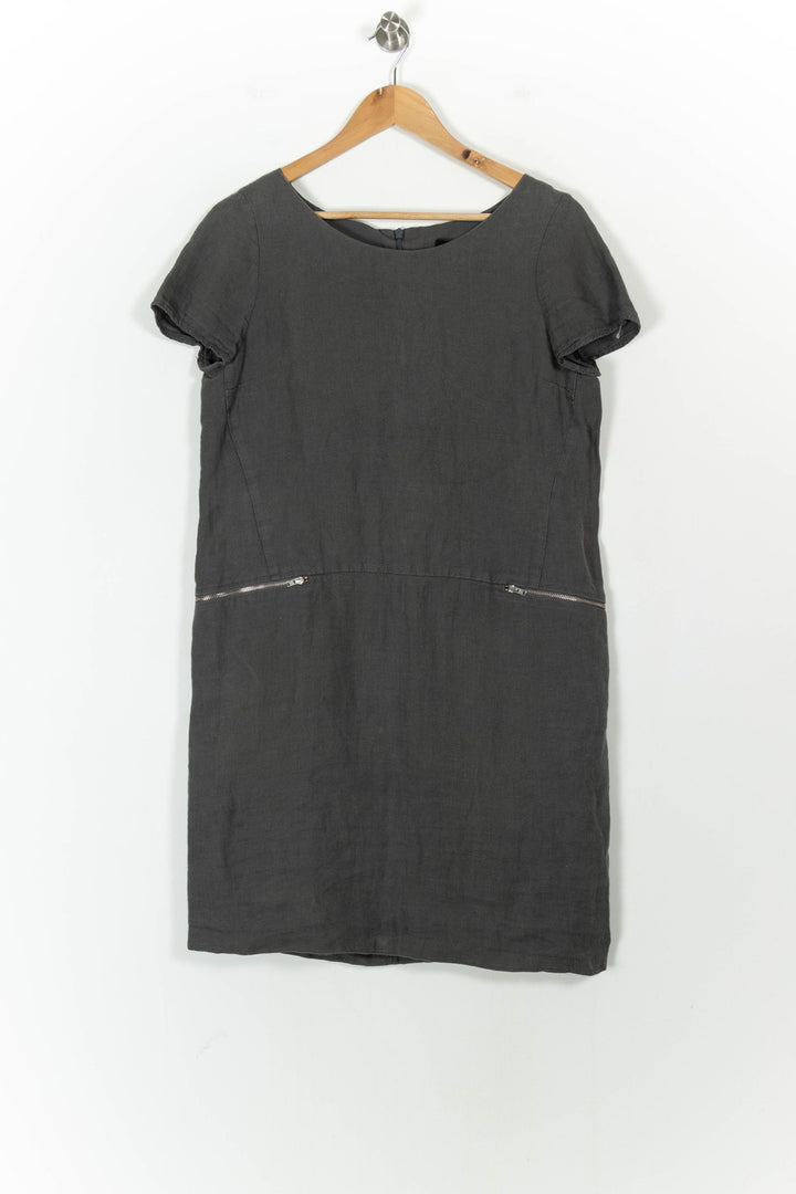 Robe Droite Grise - Taille XL/42 de la marque Caroll | PARAD52445 - Vendu par Paradigme - Image 2