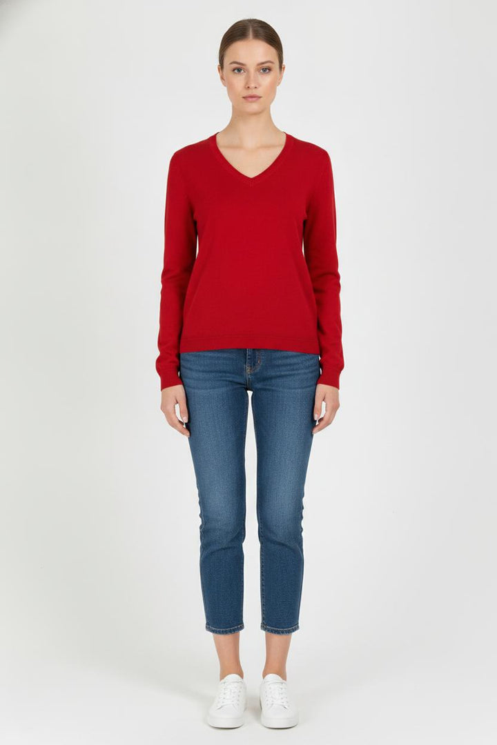 Pull Rouge - Taille XXL/44 de la marque Marina Rinaldi | PARAD52455 - Vendu par Paradigme - Image 1